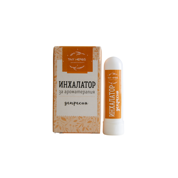 Инхалатор с Етерични Масла - Депресия, TINY HERBS