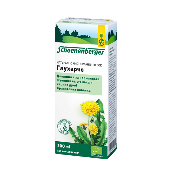 Био Сок от Глухарче, 200ml, Schoenenberger