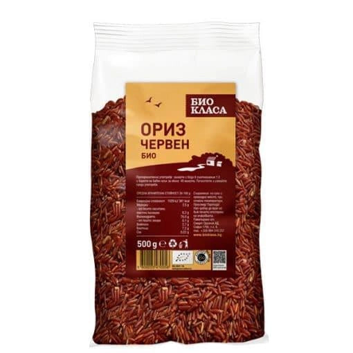Био Ориз Червен, 500g, Био Класа