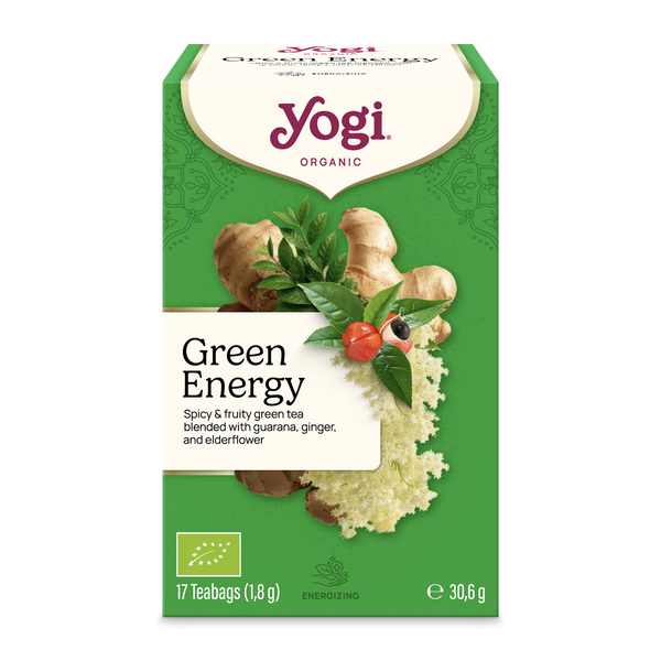 Био Аюрведичен Чай Зелена Енергия, 17 пак., Yogi