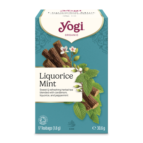 Био Аюрведичен Чай Лакриц и Мента, 17 пак., Yogi