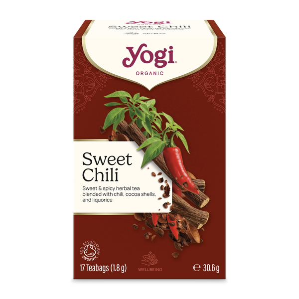 Био Аюрведичен Чай Сладко Чили, 17 пак., Yogi