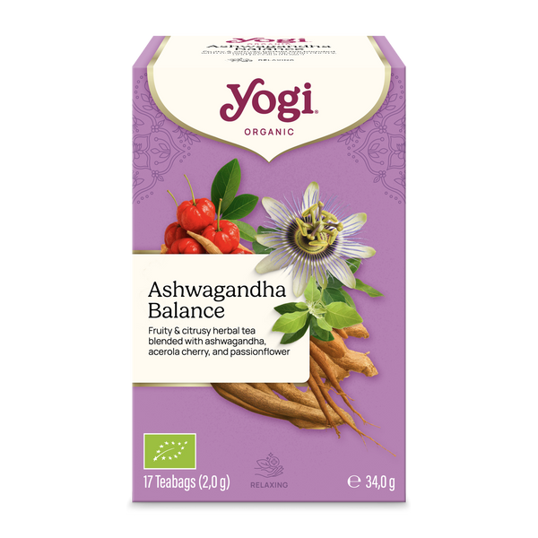 Био Аюрведичен Чай Ашваганда Баланс, 17пак, Yogi
