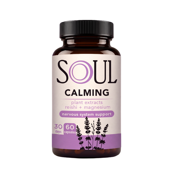Хранителна добавка Calming (за релаксация) 60 капсули, 40,8 g, SOUL
