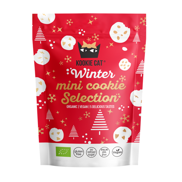 Зимна селекция мини био курабийки 250 г Kookie Cat