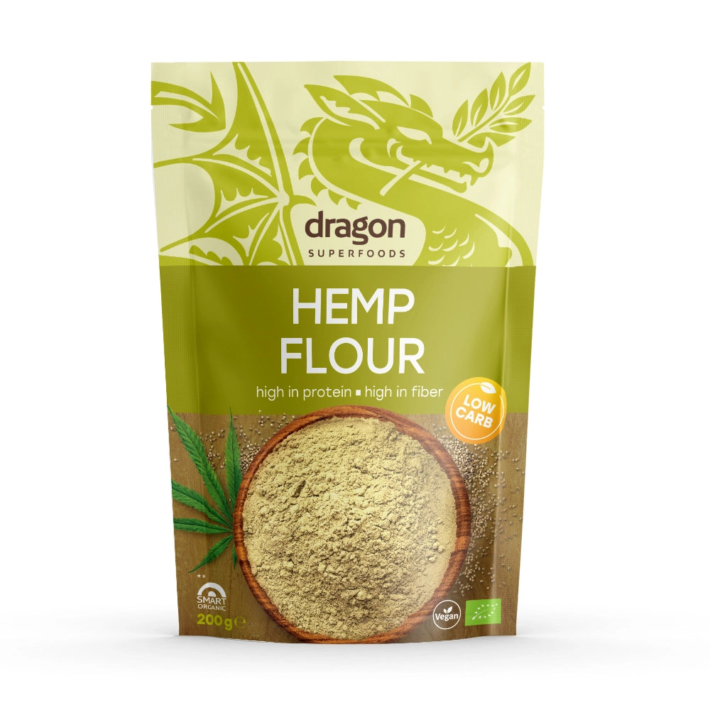 Био Брашно от Коноп, 200g, Dragon Superfoods