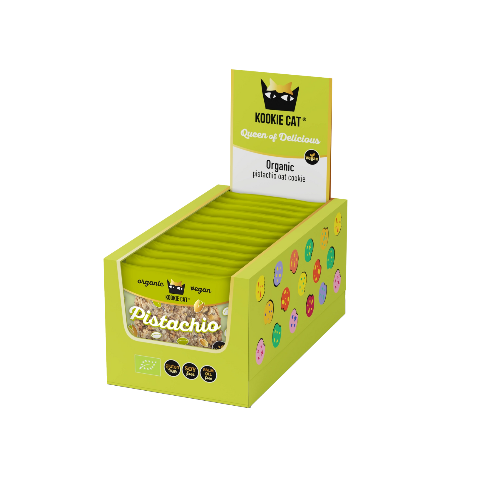 Био Курабийка Шамфъстък, 50g, Kookie Cat