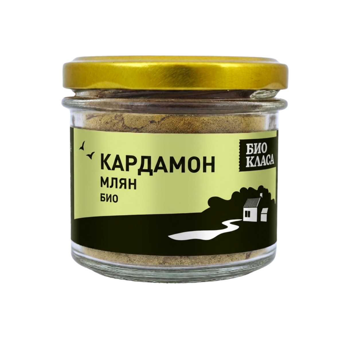 Био кардамон млян 30 г Био Класа в стъклен буркан