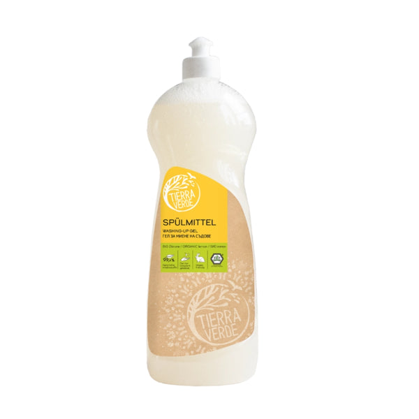 Гел за Миене на Съдове с Био Лимон, 1l, Tierra Verde