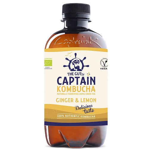 Био Комбуча с Джинджифил и Лимон, 400ml, Captain Kombucha