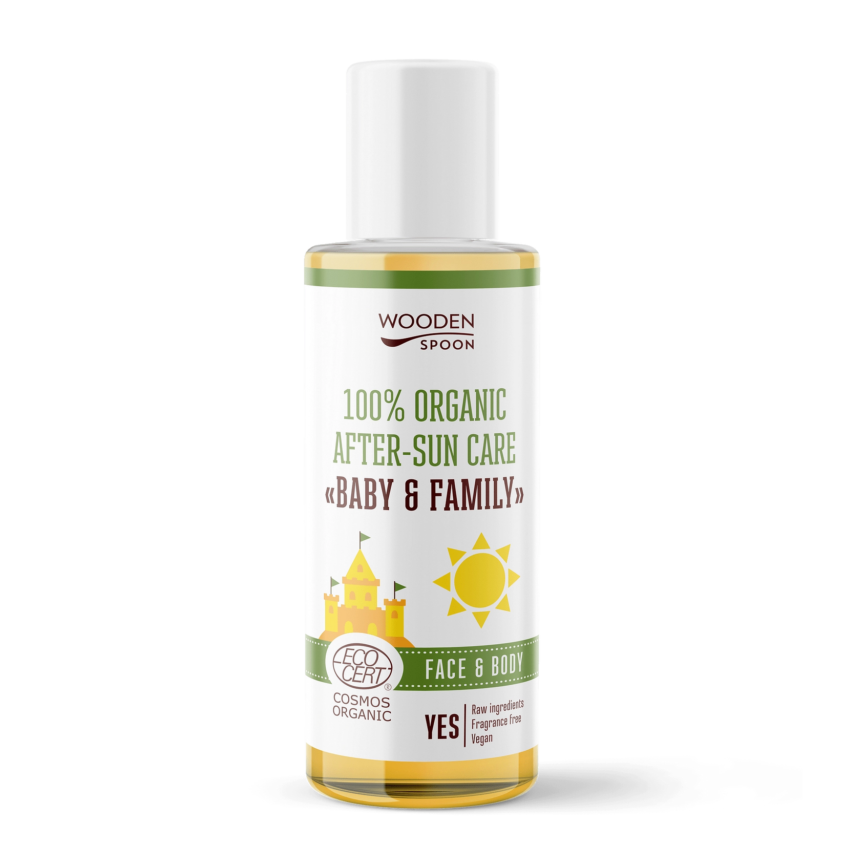 Био Олио за След Слънце "Baby & Family", 100ml, Wooden Spoon