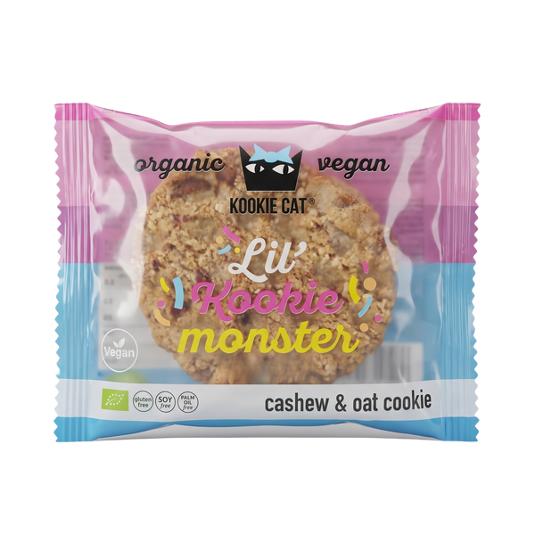 Био Детска Курабийка lil’kookie monster, 50g, Kookie Cat
