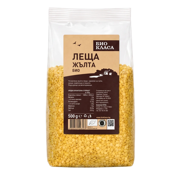 Био Леща Жълта, 500g, Био Класа