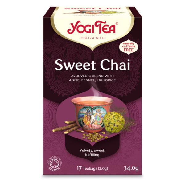 Био Аюрведичен Чай Сладък Чай, 17 пак., Yogi Tea