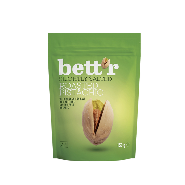 Био Печен Солен Шамфъстък, 150g, Bett'r
