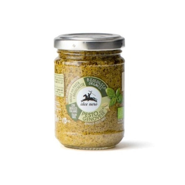 Био Песто Дженовезе с Босилек, 130g, Alce Nero