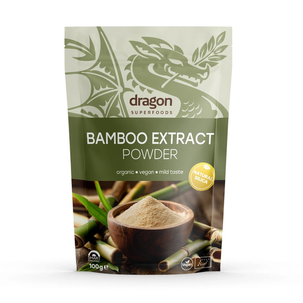 Био Екстракт от бамбук на прах, 100g, Dragon Superfoods