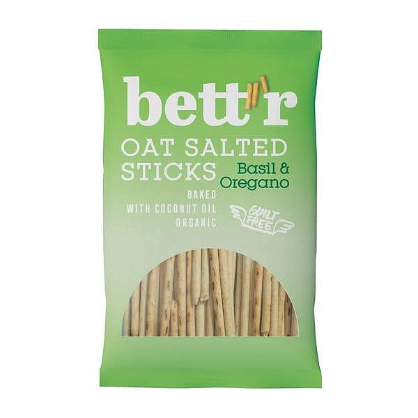 Био Овесени Солети с Босилек и Риган, 50g, Bett'r