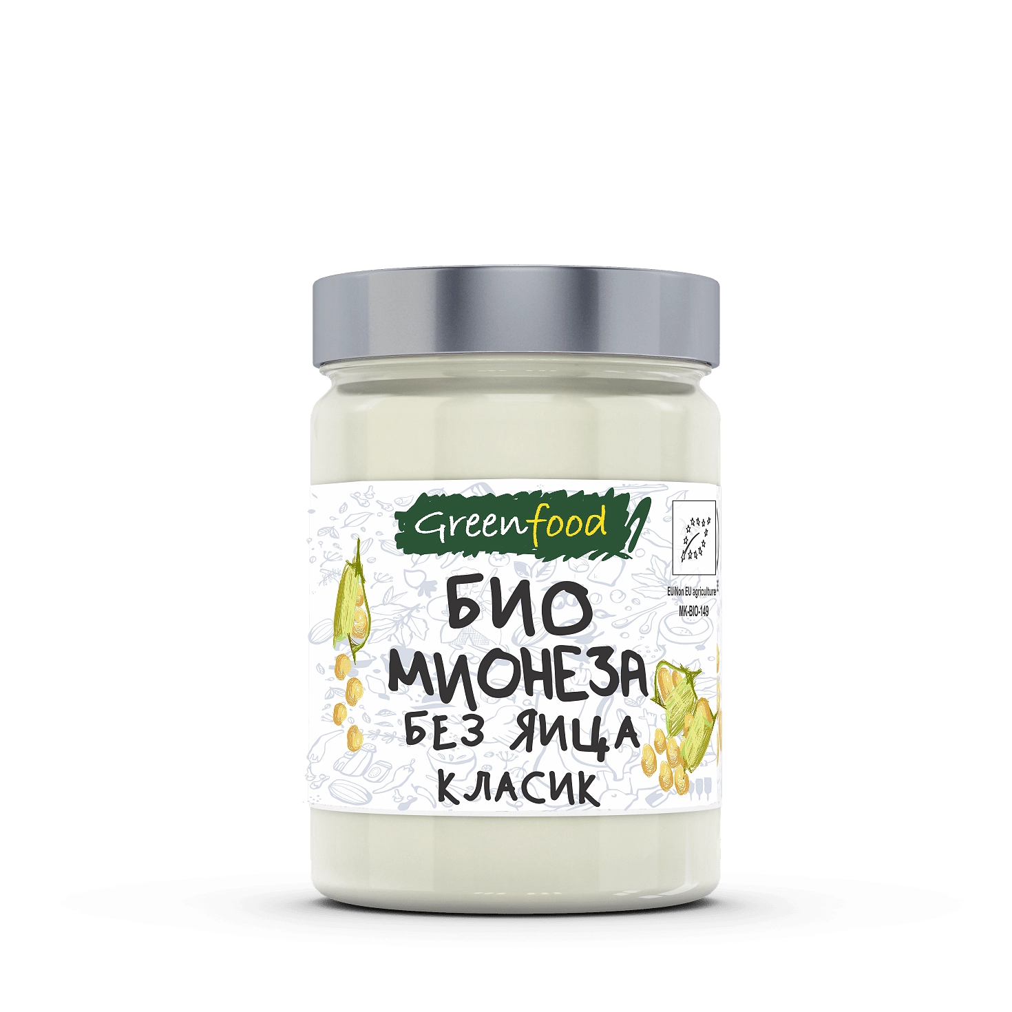 Био Mайонеза Без Яйца Класик, 270g, Green food
