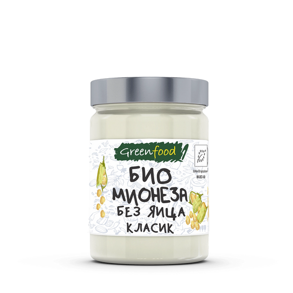 Био Mайонеза Без Яйца Класик, 270g, Green food