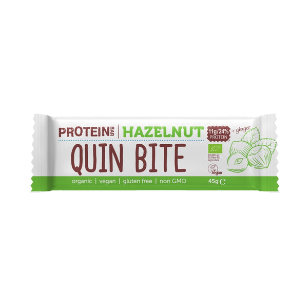 Био Протеиново Барче Лешници, 45g, Quin Bite