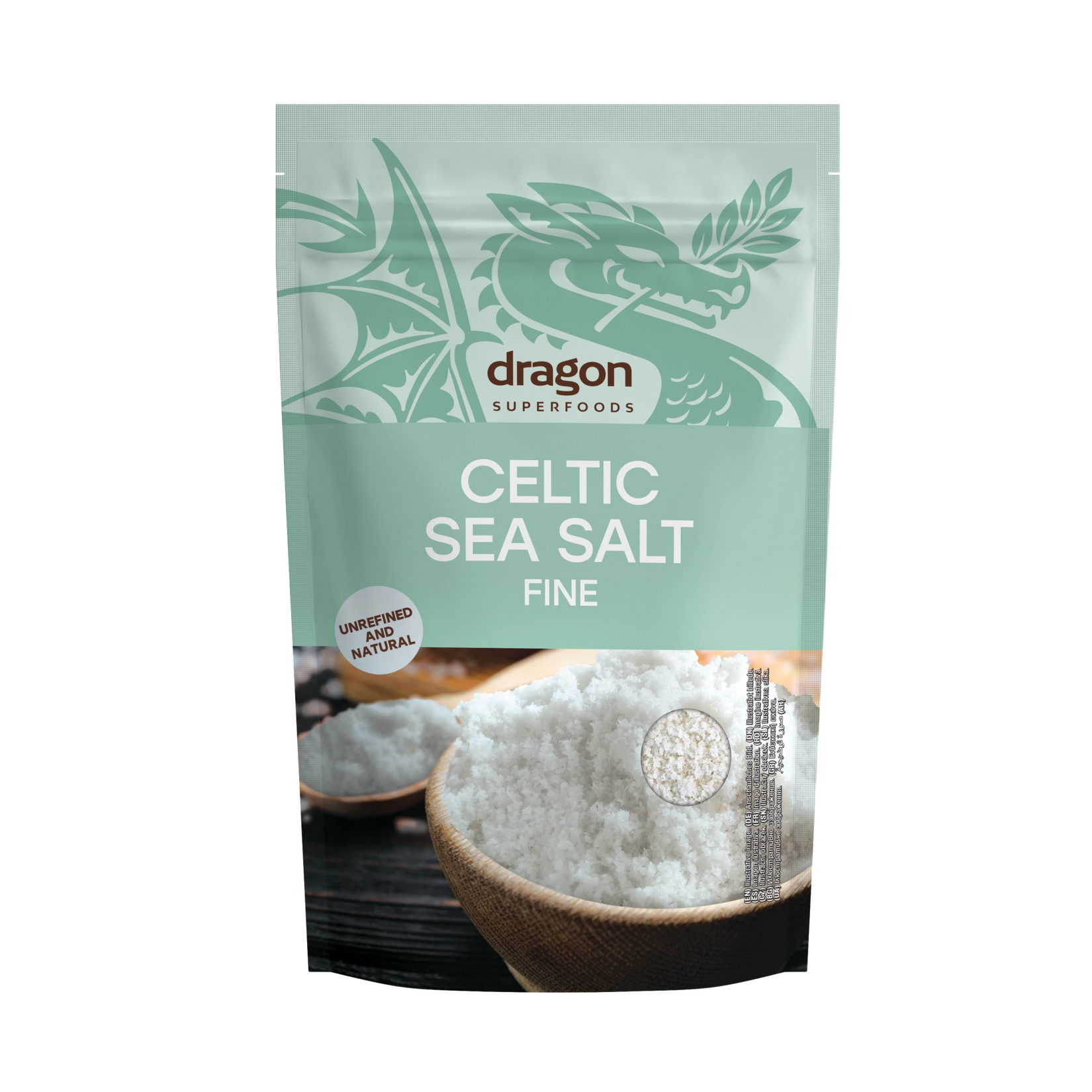 Келтска Морска Сол Фина, 500g, Dragon Superfoods