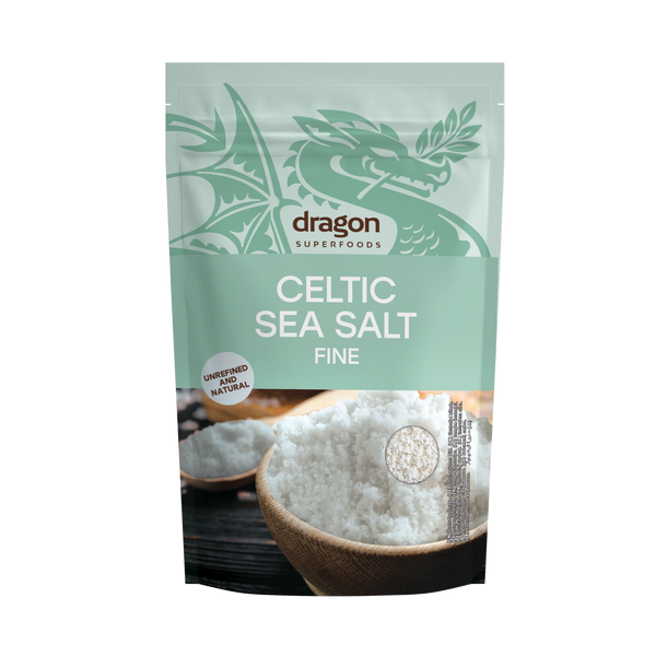 Келтска Морска Сол Фина, 500g, Dragon Superfoods