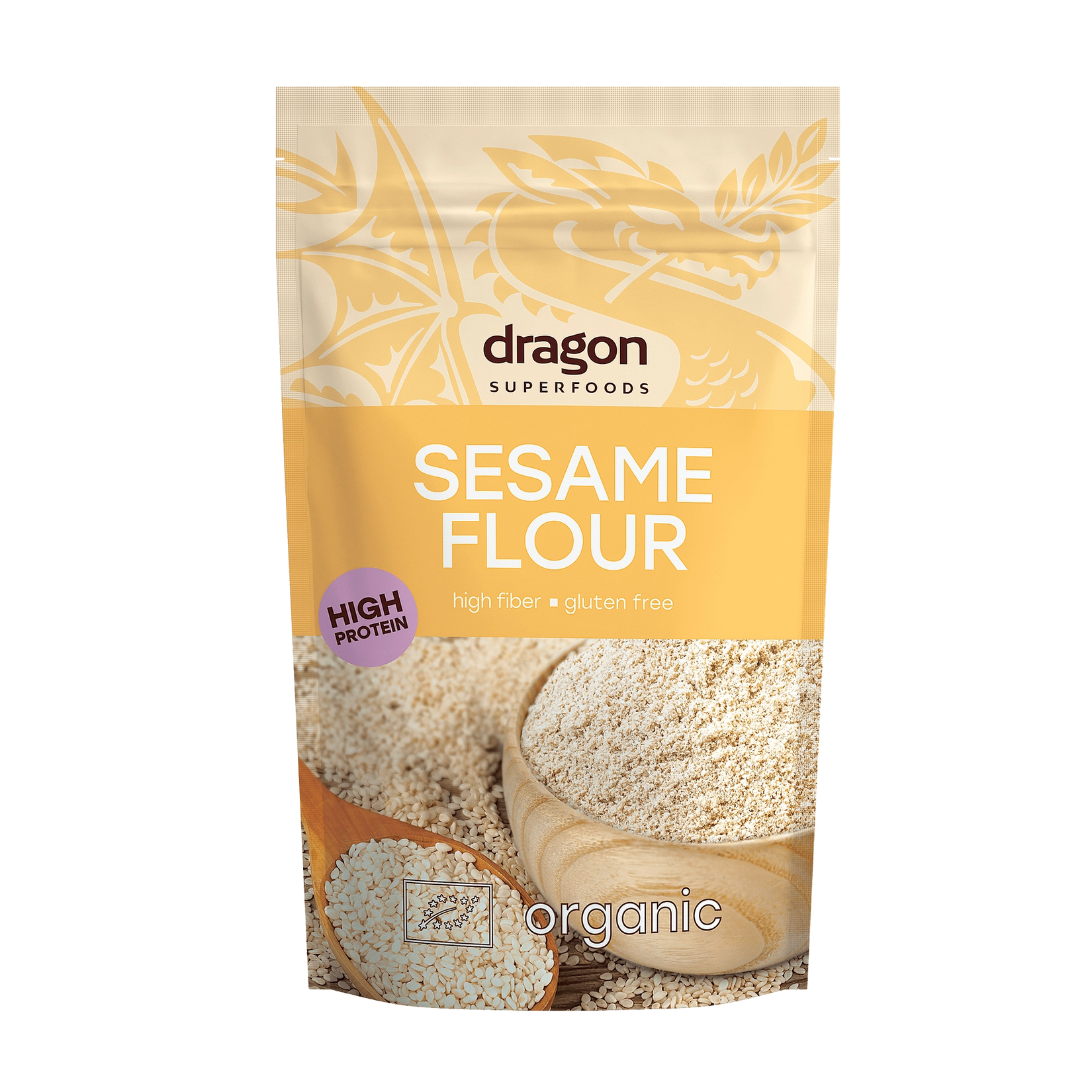 Био Брашно от Сусамово Семе, 200g, Dragon Superfoods