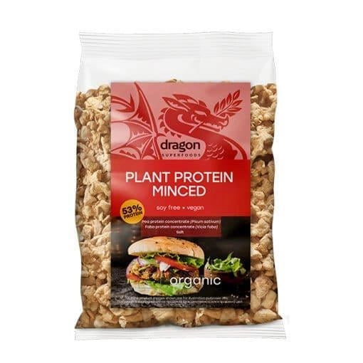 Био Текстуриран грахов протеин MINCED, 200g, Dragon Superfoods