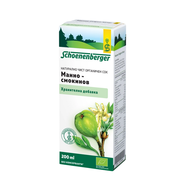 Био Сок Манно-смокинов, 200ml, Schoenenberger