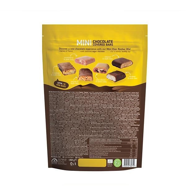 Био Микс мини шоко барове, 180g, Roobar