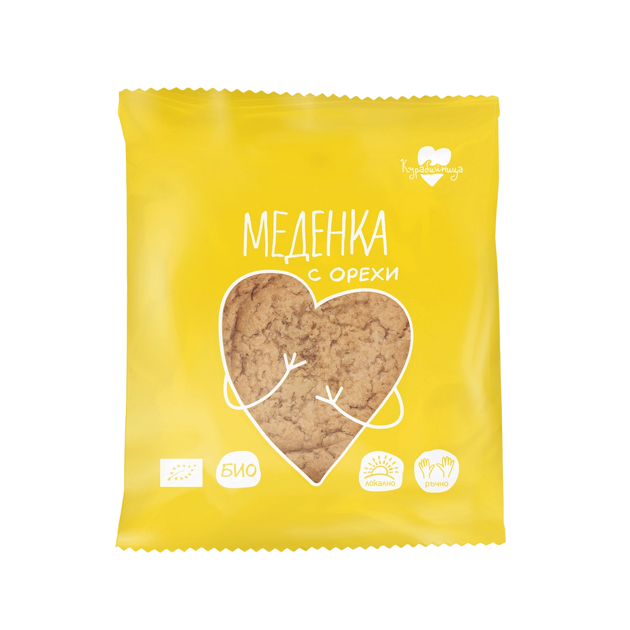 Био Меденка с Орехи, 60g, Курабийница