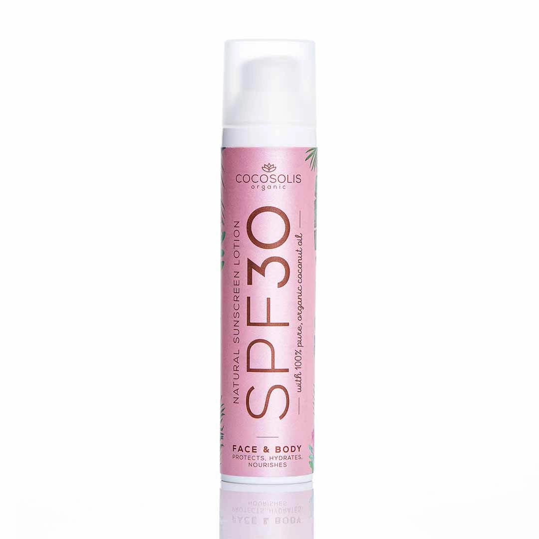 Слънцезащитен лосион  Natural Sunscreen lotion SPF 30, 100ml, COCOSOLIS