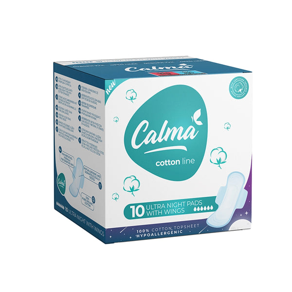 Дамски превръзки нощни,10бр, CALMA 
