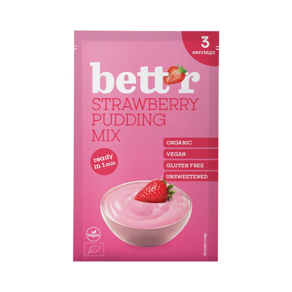 Био Микс за пудинг с ягода Саше, 30g, Bett'r