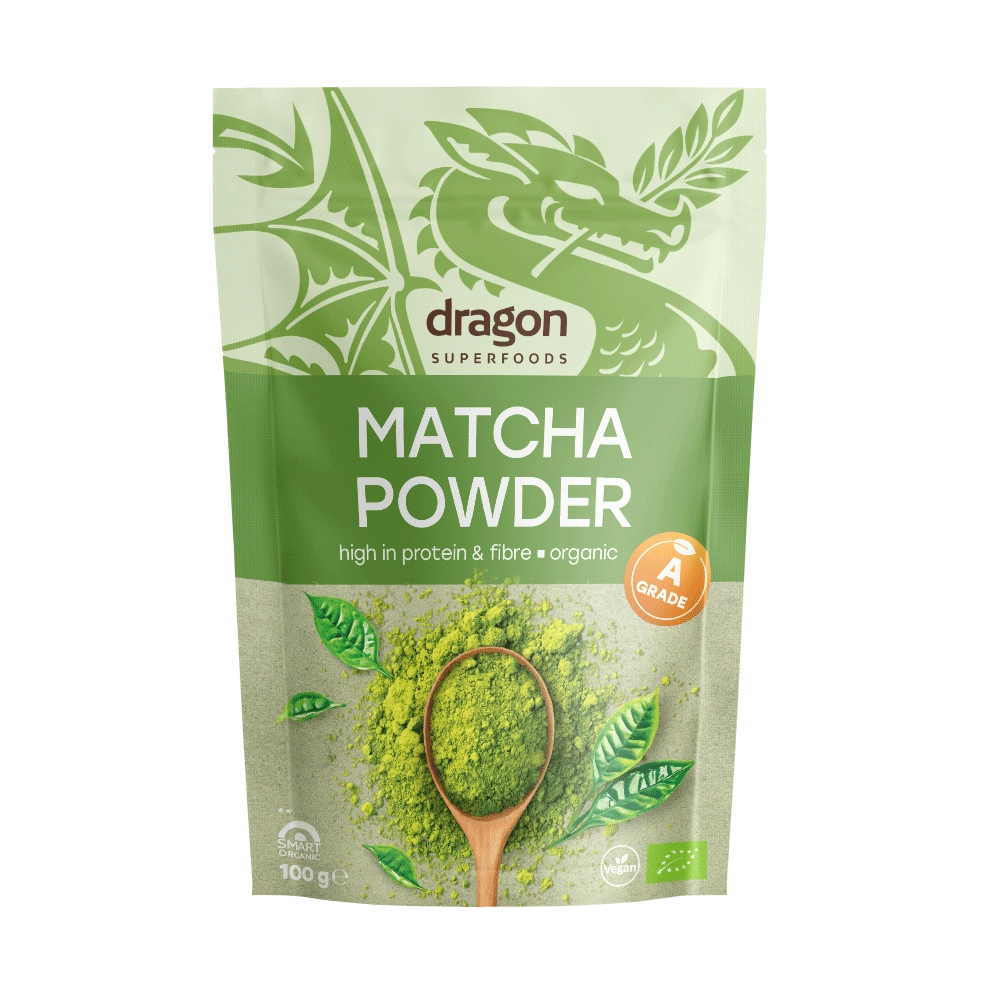 Био Матча на прах Клас А, 100g, Dragon Superfoods