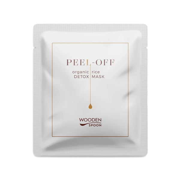 Детокс Прахообразна Маска за Лице от Био Ориз Peel-off, Wooden Spoon