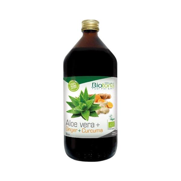 Био Сок от Алое Вера, Куркума и Джинджифил ,1L, Biotona