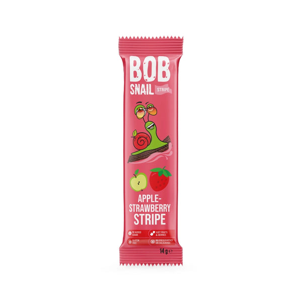 Плодов страйп - Ябълка и Ягода, 14g, Bob Snail