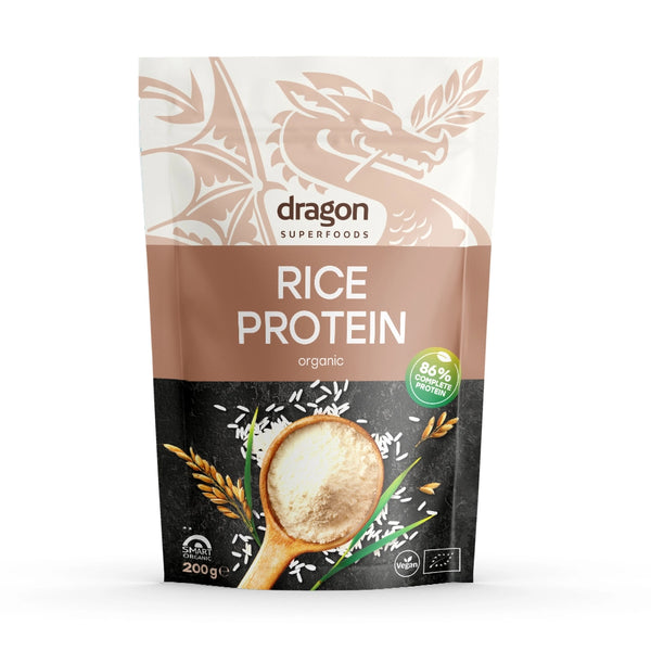 Био Оризов Протеин на прах, Dragon Superfoods, 200 g