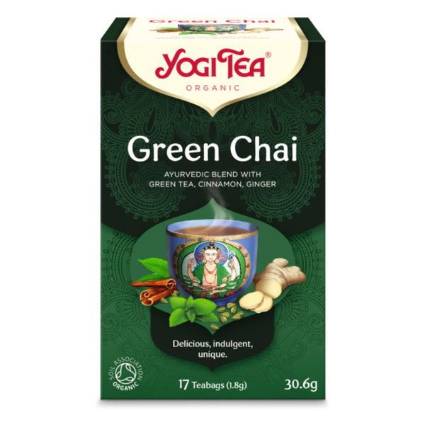 Био Аюрведичен Чай Зелен, 17 пак., Yogi Tea