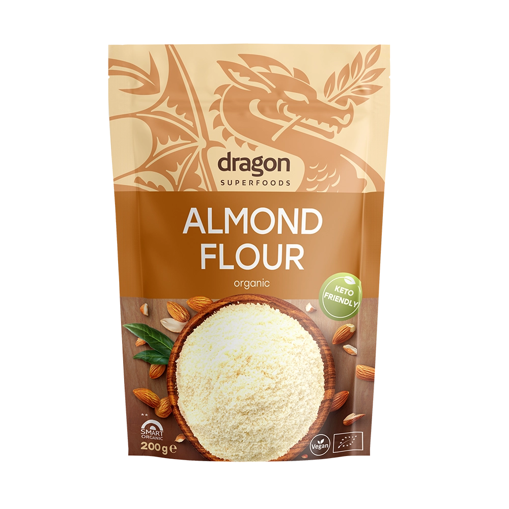 Био Брашно от Бадеми, 200g, Dragon Superfoods