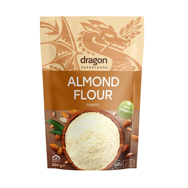 Био Брашно от Бадеми, 200g, Dragon Superfoods