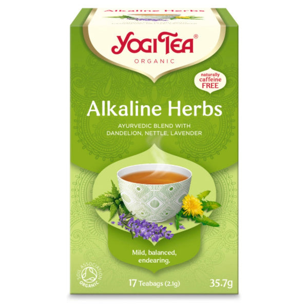 Био Чай с Алкални билки, 17 пак., Yogi Tea