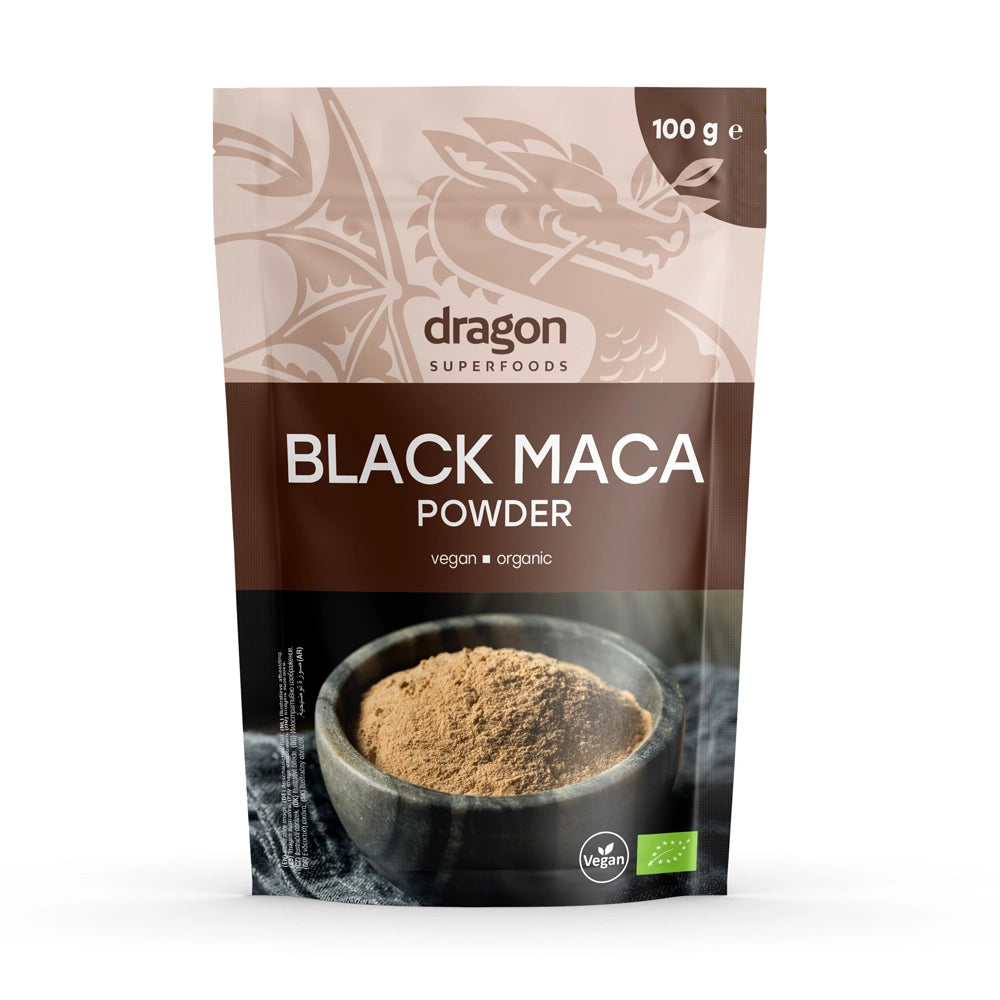 Био Мака Черна на Прах, 100g, Dragon Superfoods