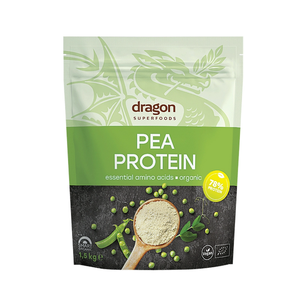 Био Грахов Протеин на Прах 80%,1,5kg, Dragon Superfoods