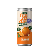Газирана напитка с пробиотик Портокал, 330ml, Frudada
