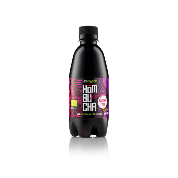 Био Комбуча Роза Без захар, 330ml, Vita Organic