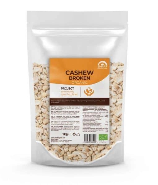 Био Кашу, натрошено, 1kg, Smart Organic