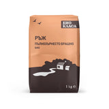 Био Брашно от Ръж, пълнозърнесто, 1kg, Био Класа